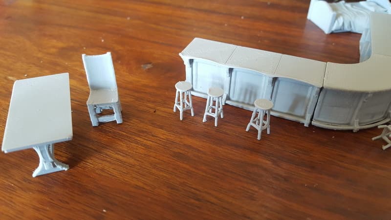 Simple Bar Stool 28mm for Openforge