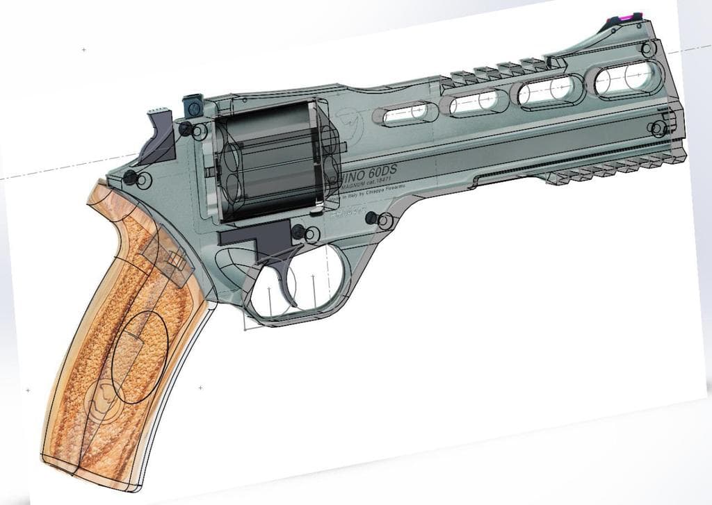 Chiappa Rhino 60D Revolver mockup