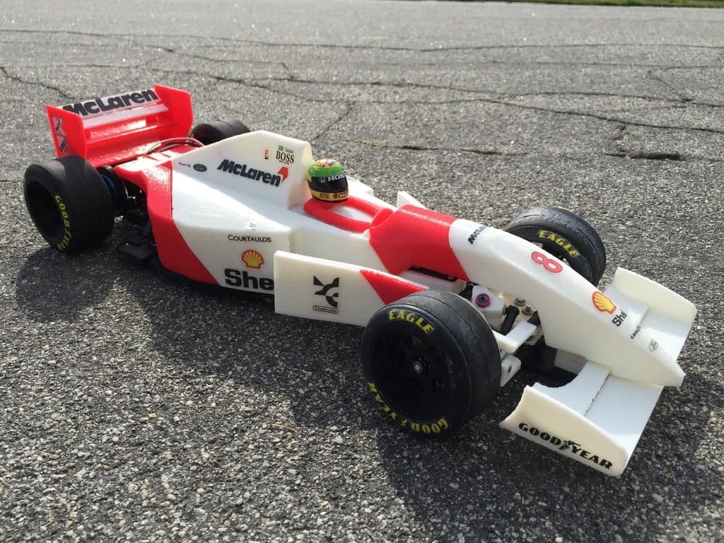 RS-01 Ayrton Senna’s 1993 McLaren MP4/8 Formula 1 RC Car