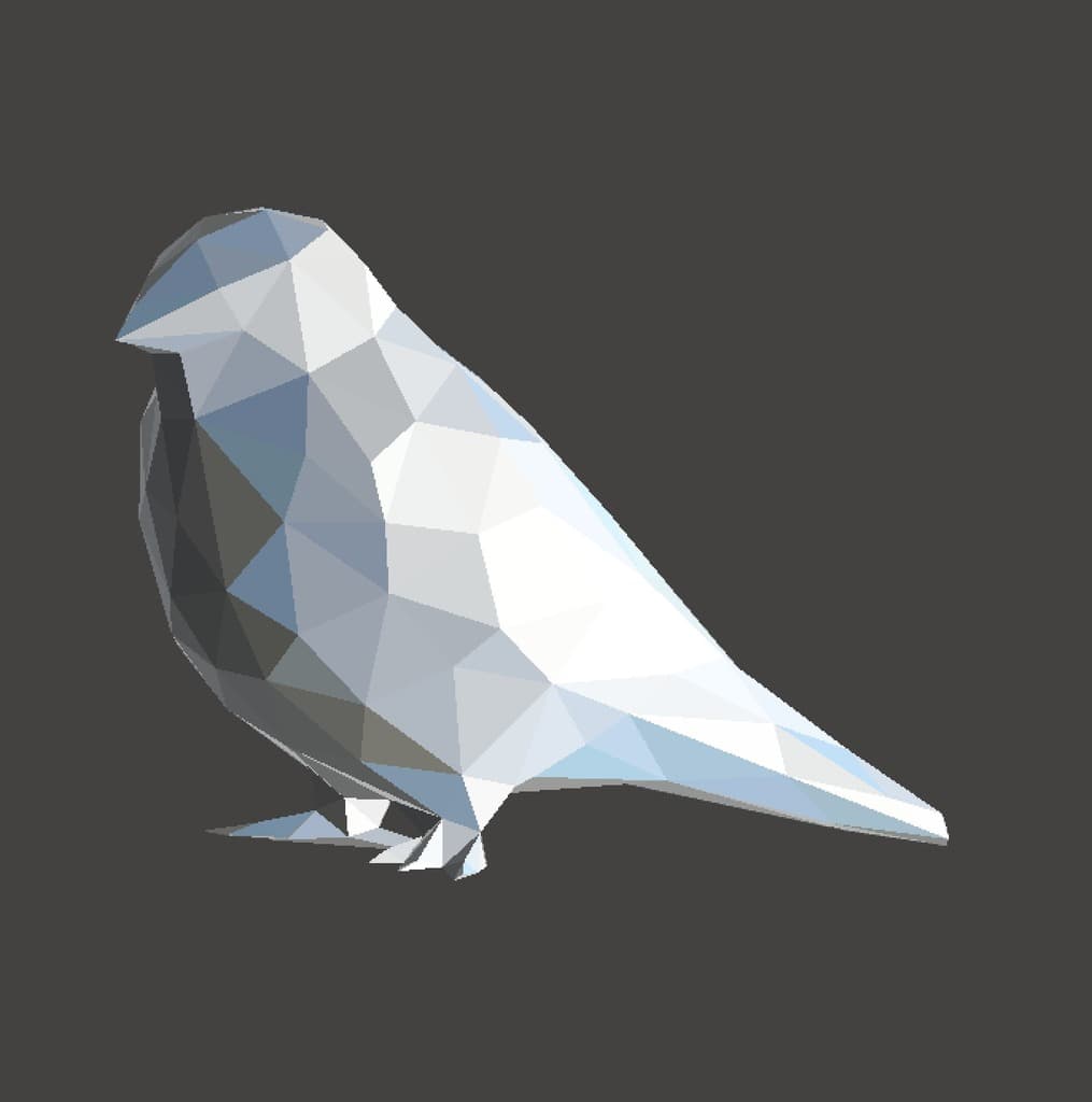 Low Poly Swallow