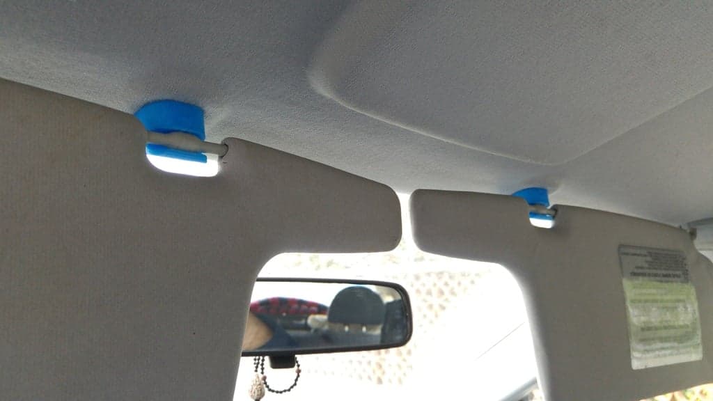 Clip for sun shield of Honda Civic EU MY 2001