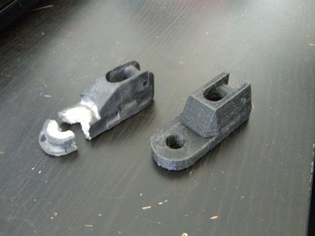 Support for rear windscreen wipers Peugeot 206