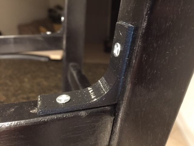 L Bracket for Kitchen Chairs