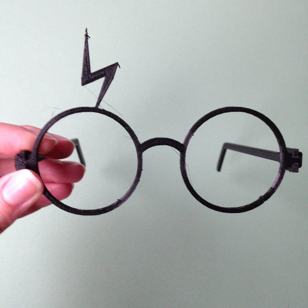 Harry Potter Glasses - Snap Fit with Scar