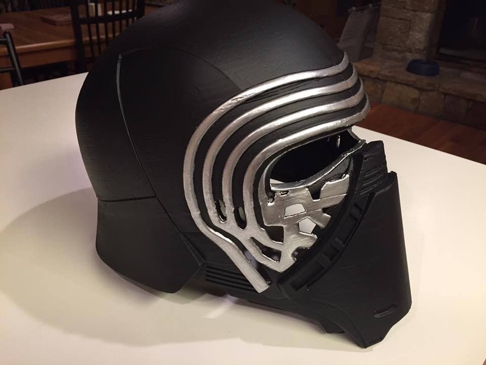 Kylo Ren Mask in 8 Parts