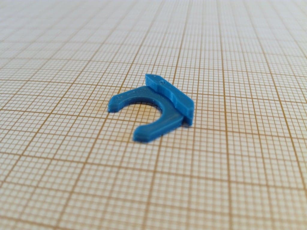 Ultimaker 2+ bowden tube clip
