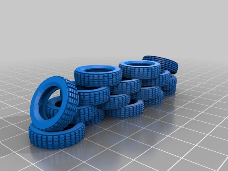 28mm tire for walls and barriers