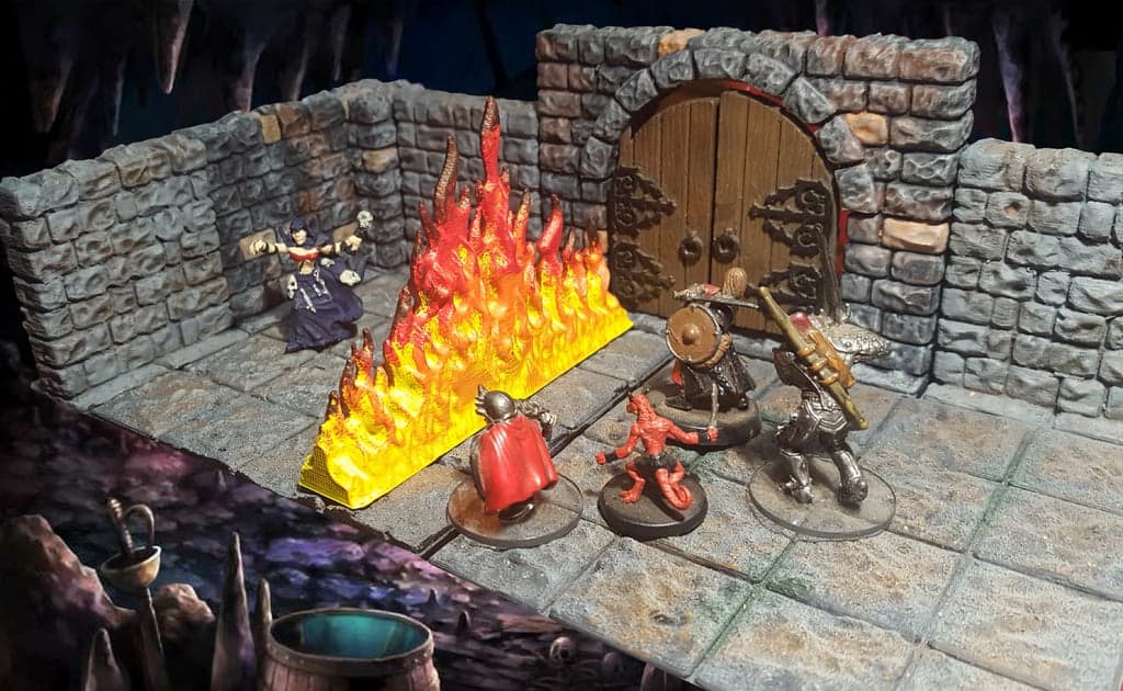 Wall of Fire 28mm RPG