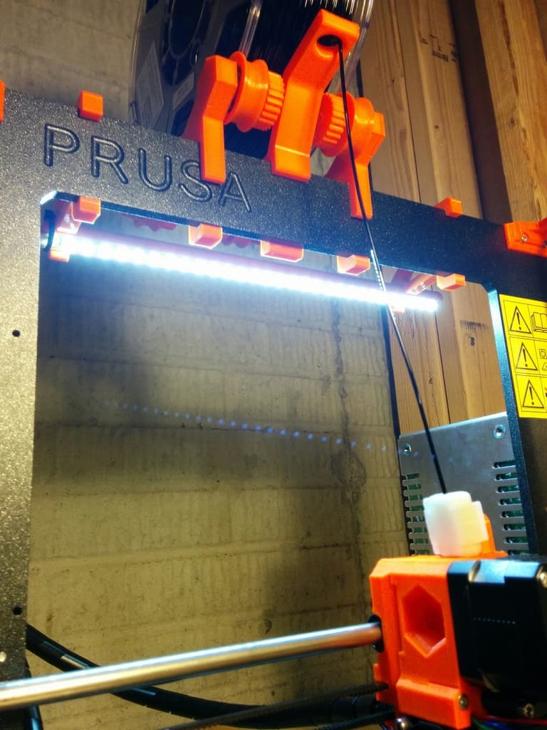 Prusa i3 Mk2 LED light bar