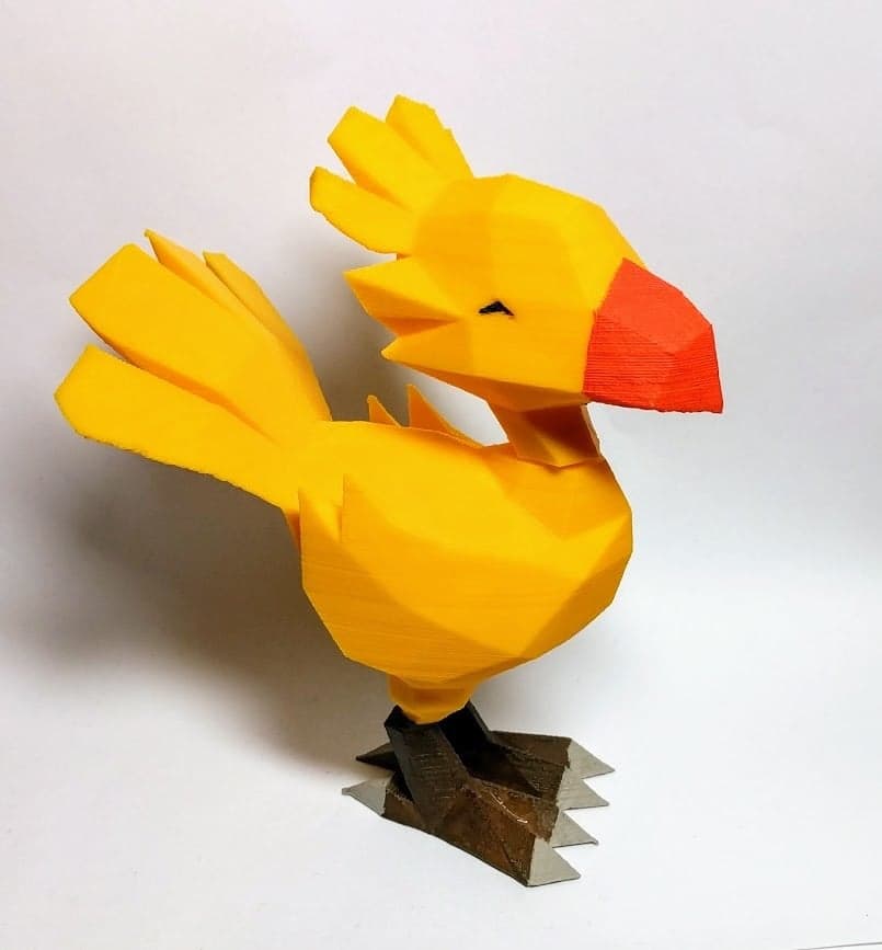 Low poly Chocobo