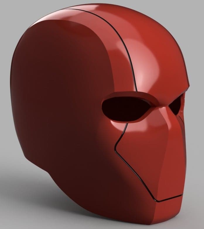 Red Hood Helmet (Batman) with Details
