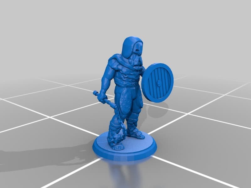 Dwarf Fighter Miniature