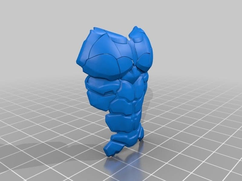 Batman Arkham Knight Chest and abs Armor Remixed