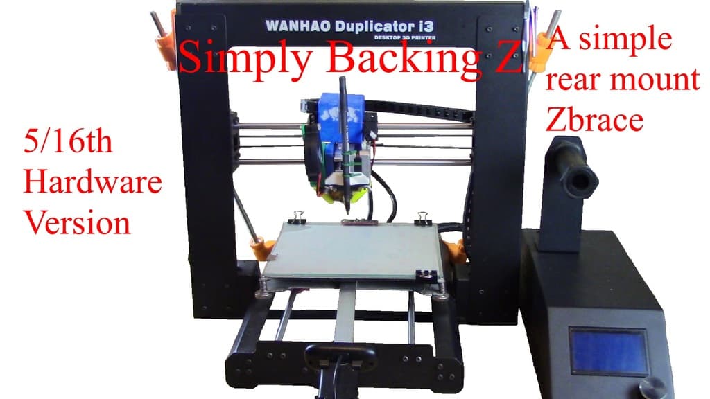 Simply Backing Z (A simple rear mount Z brace) 5/16th Version