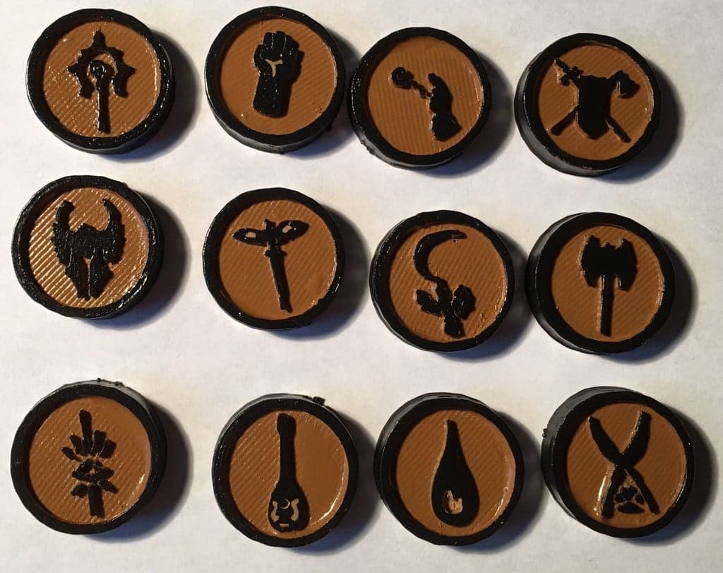 D&D Class Tokens