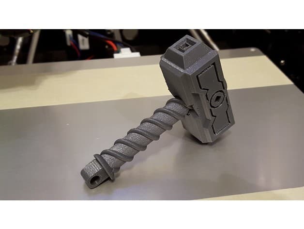 Thor Hammer Keychain