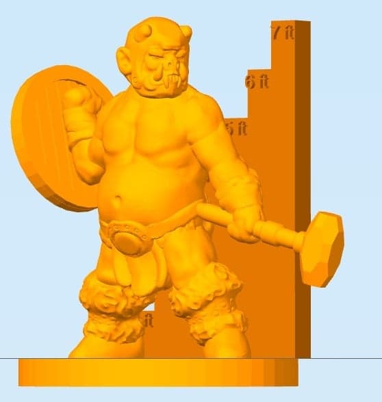 28mm Miniature Height Checker