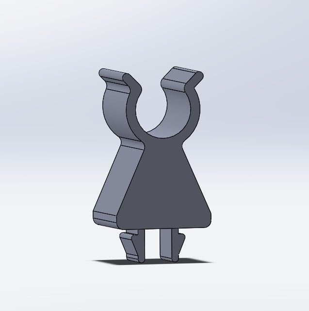 Nissan Pathfinder / Xterra / Frontier hood prop rod clip