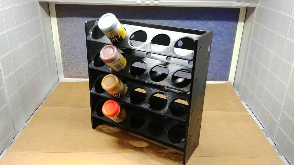 Modular Hobby Paint Rack - Small Wall Hanging