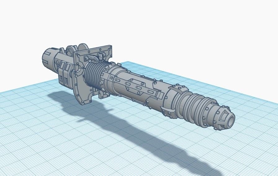 Imperial Knight equivalent volcano laser cannon
