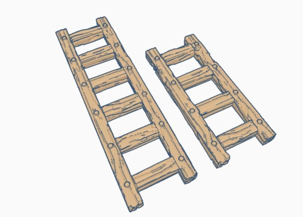OpenForge Ladders - 28mm