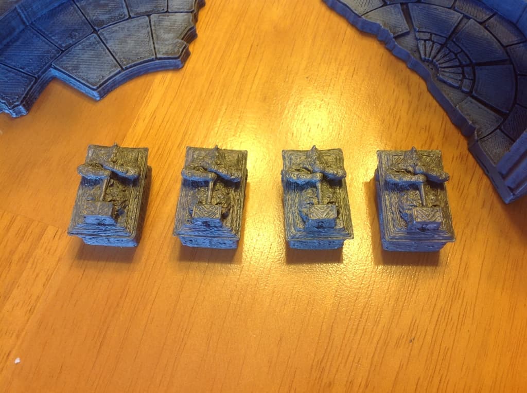 Dwarven Tomb / Crypt / Sarcophagus - Miniature Terrain