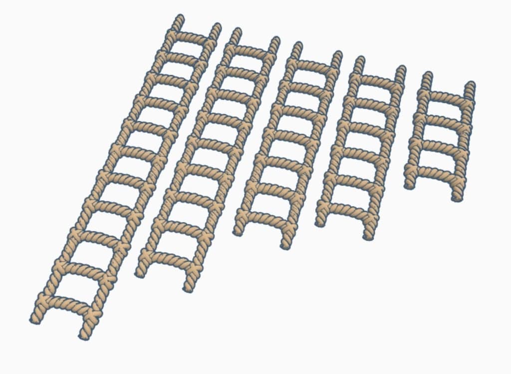 OpenForge - Rope Ladder - 28mm