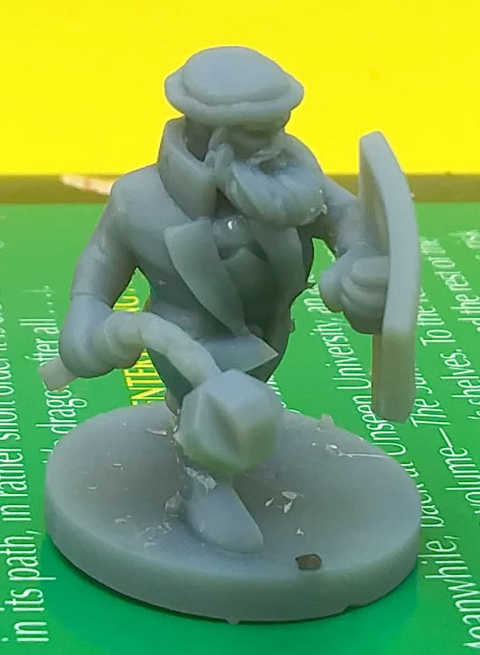 Dwarf in Longcoat with Flail