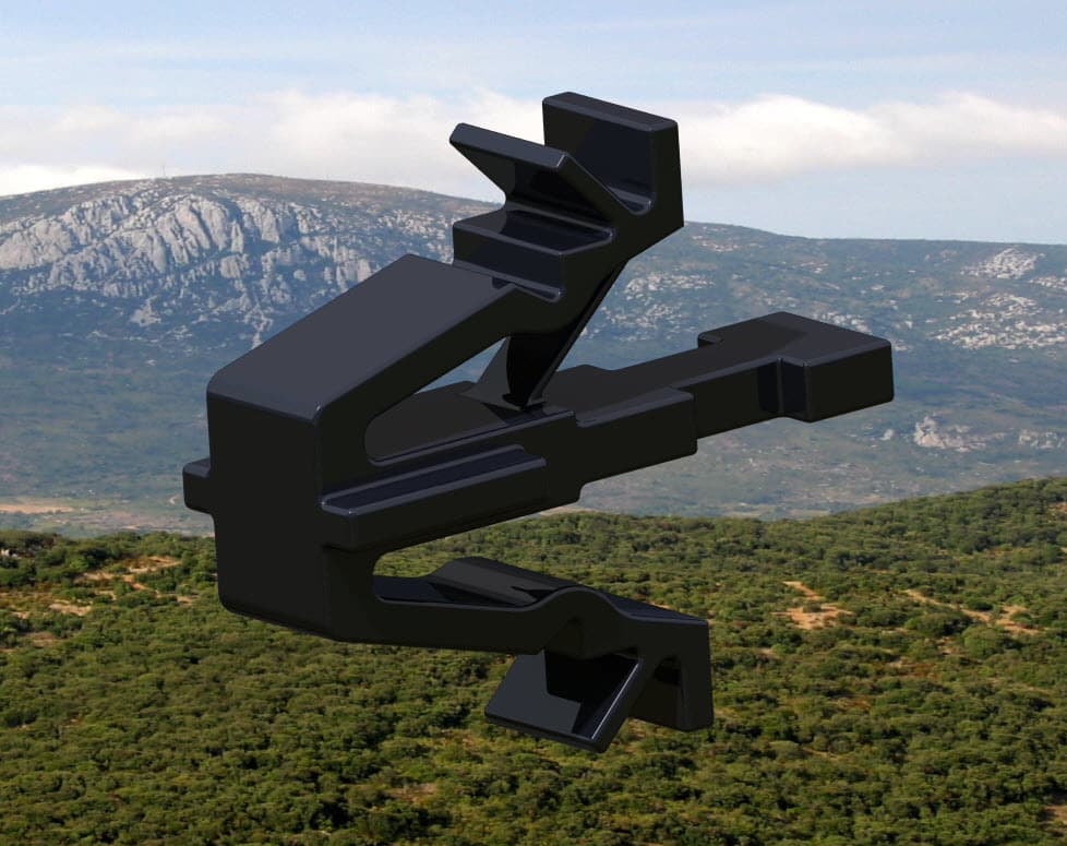 Clip holder for Car radiator grill. Subaru WRX / STI 2000-2002. Replacement part: 909130030