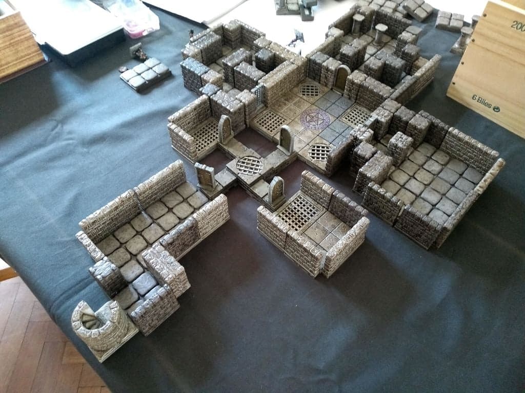 OpenForge 2.0 Dungeon Saga Dwarf King Quest - Print List & Custom Walls