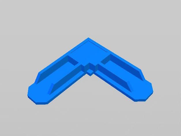 Window screen corner