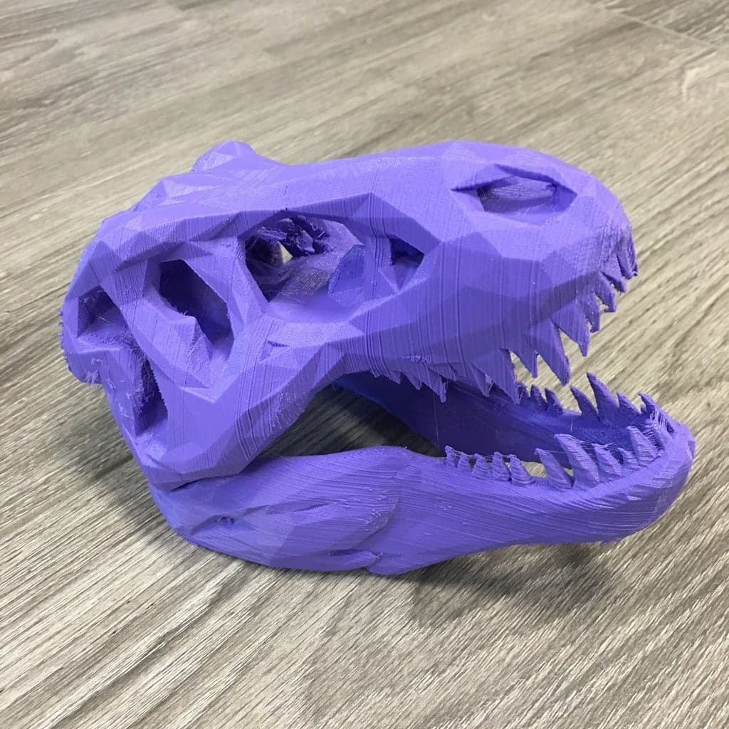 Low Poly T-Rex Skull