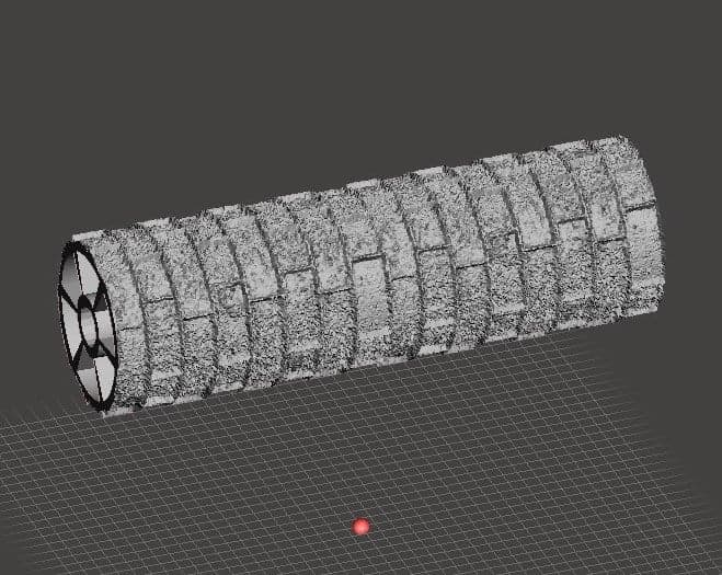 Regular castle stonework seamless texture roller rolling pin 6" wide