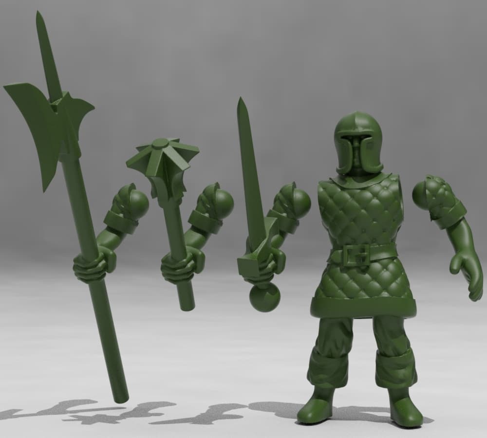 Multipose Town Guard