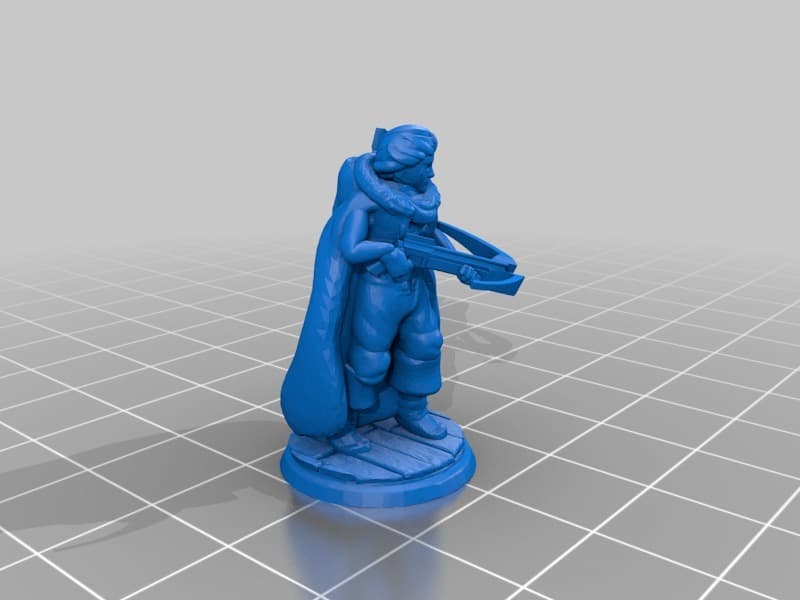 RPG Miniature - Elf Crossbow