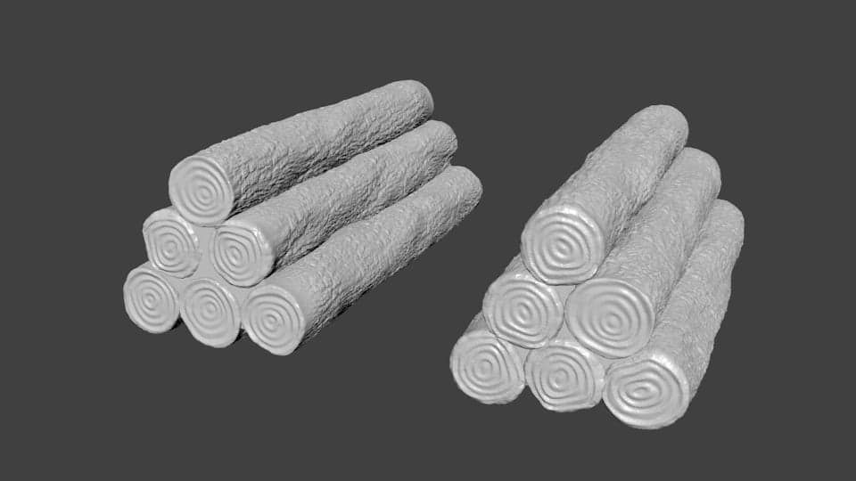 Log Pile miniatures