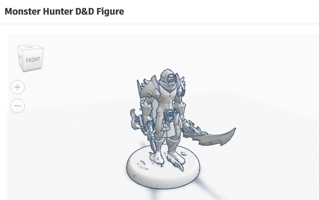Monster Hunter D&D FIgure