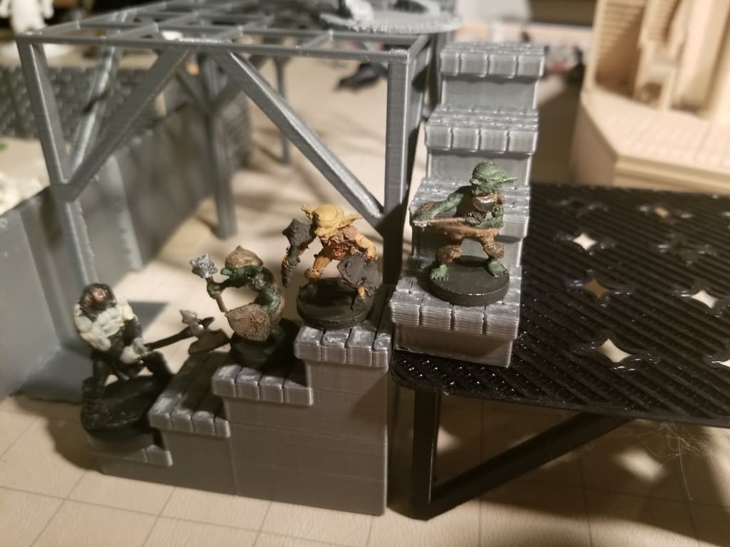 28mm Tabletop Terrain - Stone Stairs