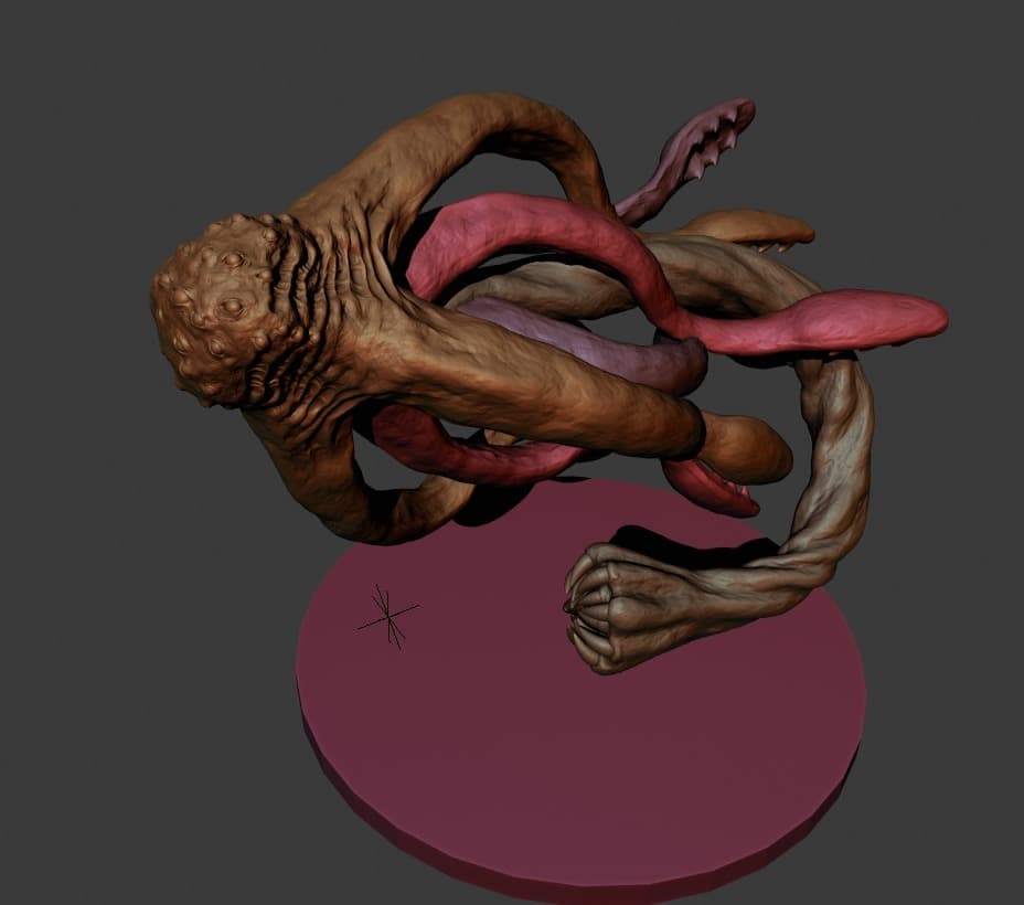 Star vampire, multiple poses