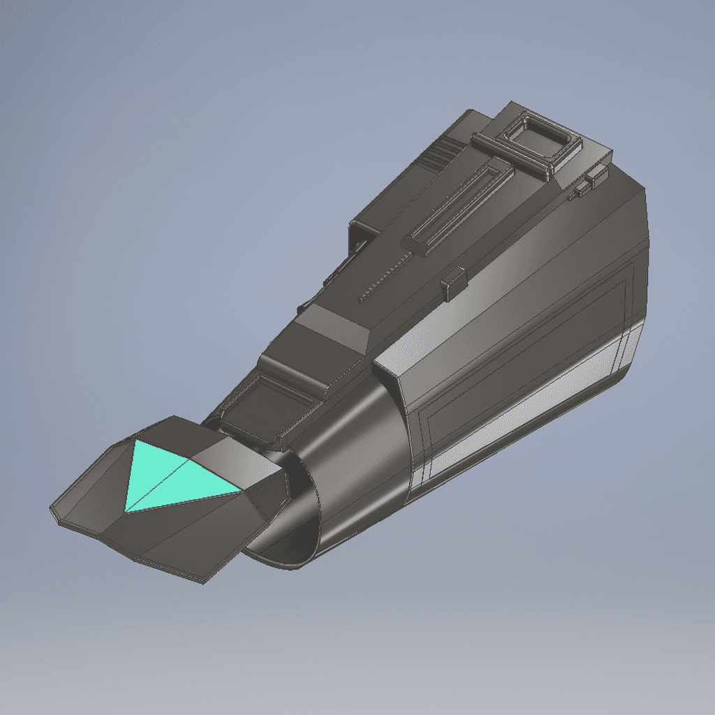 The Mandalorian beskar armor right arm