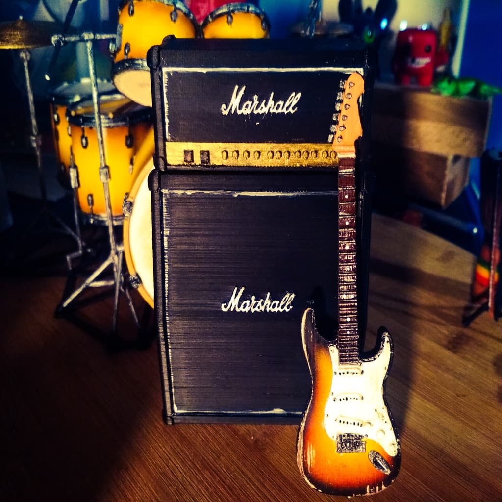 Miniature Marshall Amp Combo