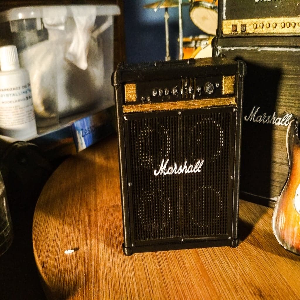 Miniature Marshall Bass Amp