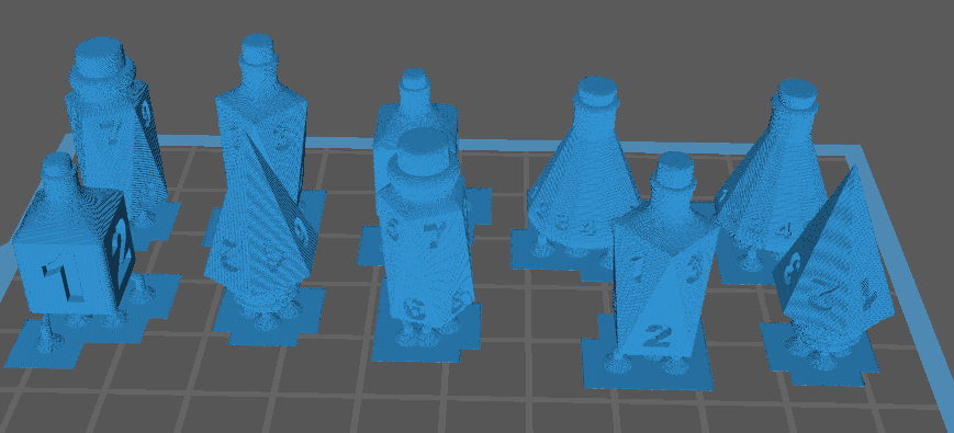 Potion Bottle Dice - Numbered