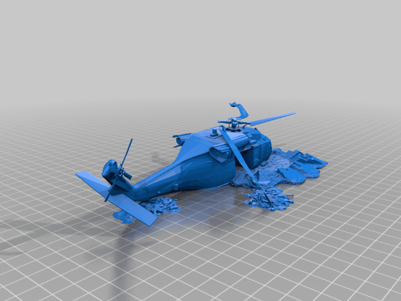 Blackhawk Down Gaslands wreck