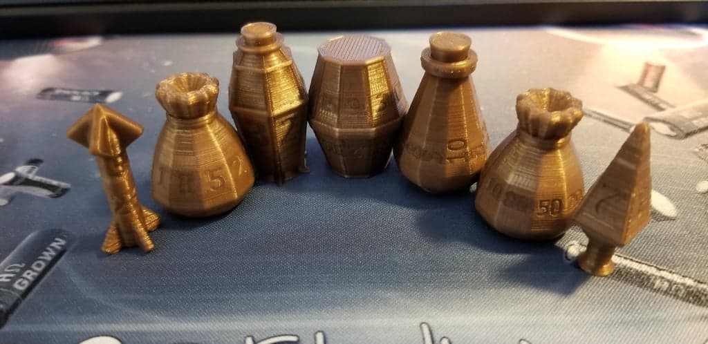 Fancy Dice for Tabletop Games - Printable