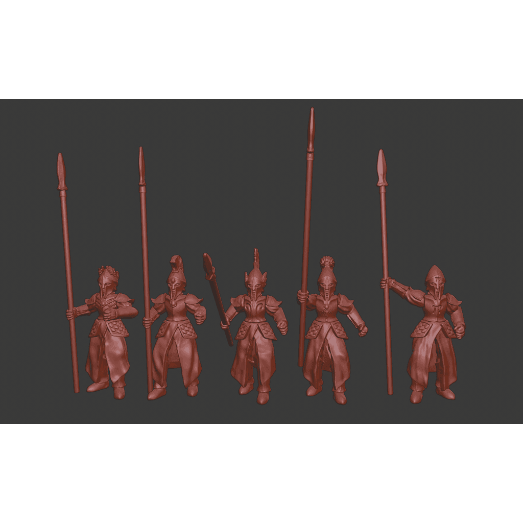 Elf Infantry / Spearmen Miniatures