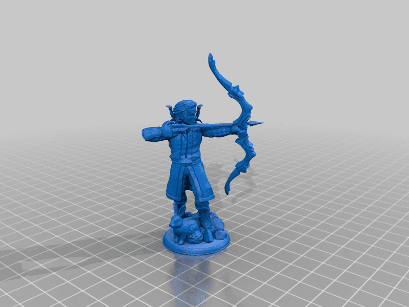 DnD Elf Ranger 32MM