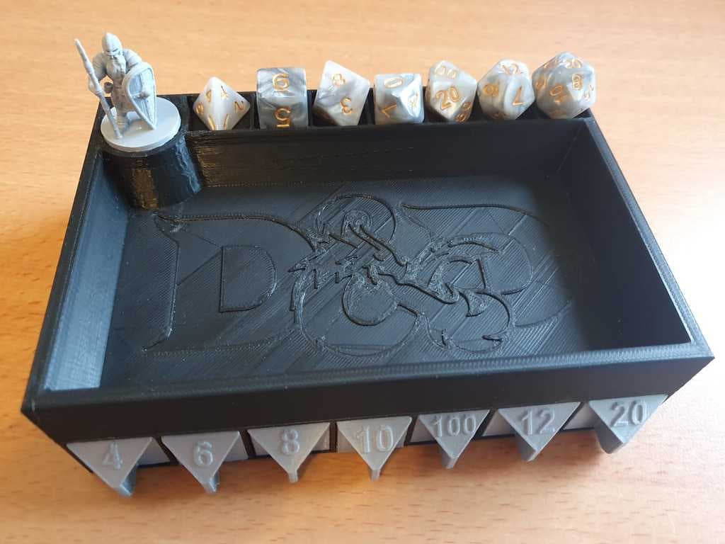 D&D dicetray with drawers