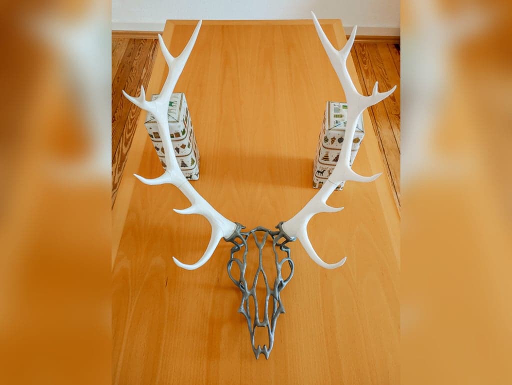 Wire Skull Deer