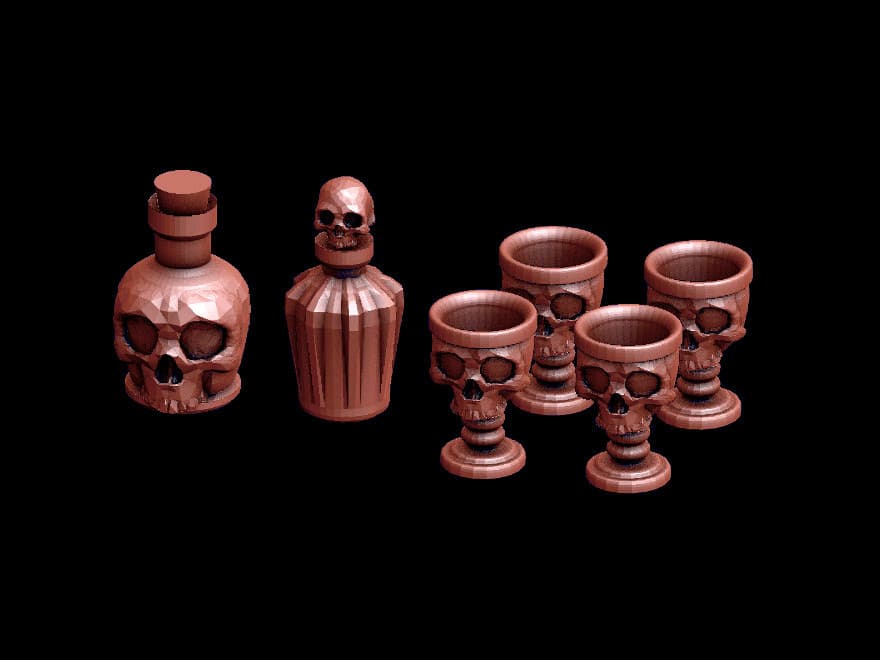 Skull Goblets